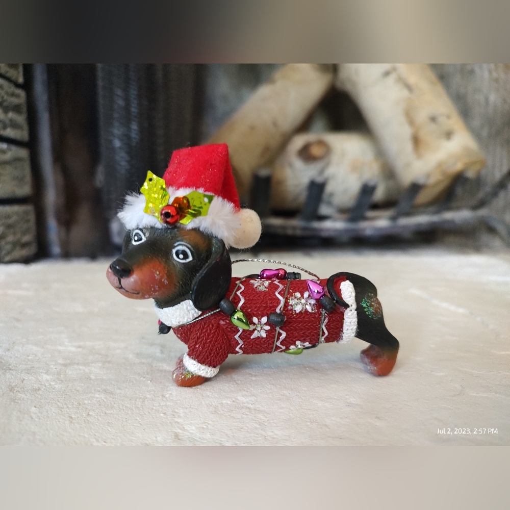 Dachshund Christmas Ornament